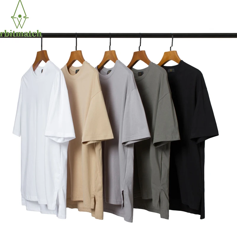 

Женская Однотонная футболка с разрезом сбоку, с коротким рукавом