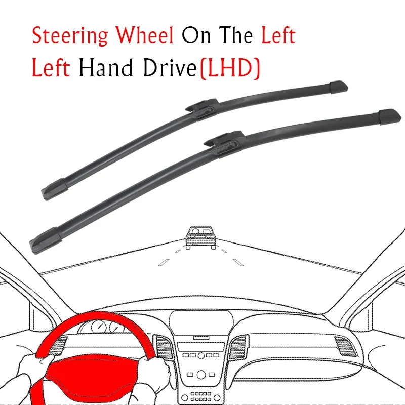 

Автомобильные стеклоочистители RHD & LHD передние стеклоочистители 26 "+ 16" для Renault Captur 2016 2017 2018 лобовое стекло переднее окно