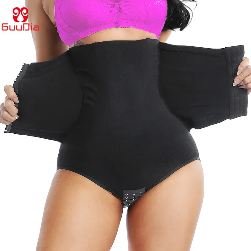 GUUDIA Waist Cinchers Tummy Control Panties Hight Waited Easy Open Crotch Butt Lifting Smooth Out Muffin Top Underwear Panties