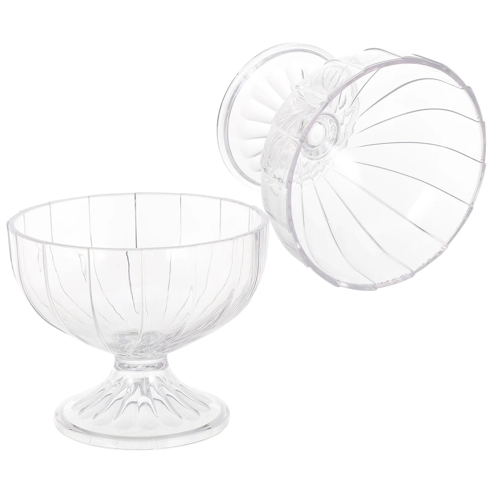 

2 шт., пластиковые чашки для десертов