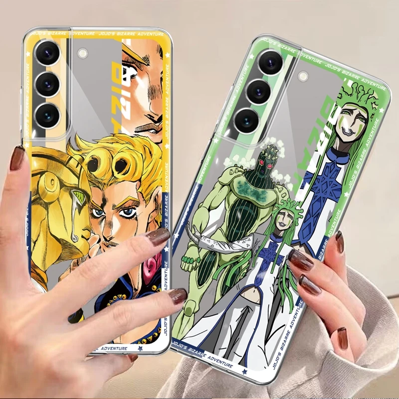 

Cover Case For Samsung S22 Ultra 5G S21 Plus S23 S20 FE S23Ultra S22Ultra S20FE S21FE JoJo's Bizarre Adventure Giovanna Anime