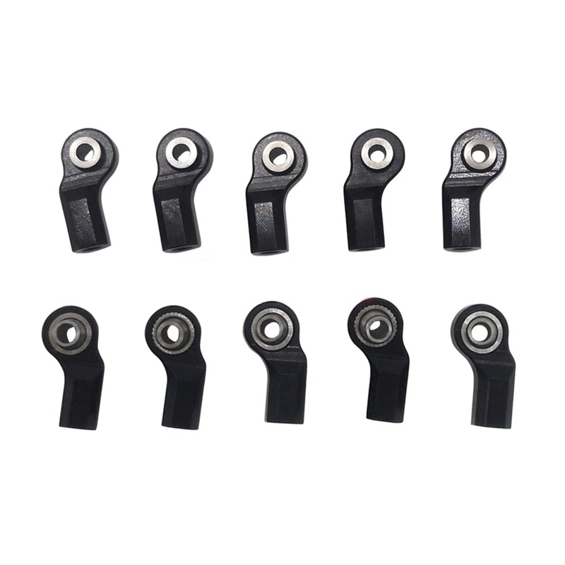 

10Pcs M3 Full Metal Ball Head Holder Bend Rod End for Axial SCx10 II 90046 TRAXXAS TRX4 1/10 RC Crawler Car Parts