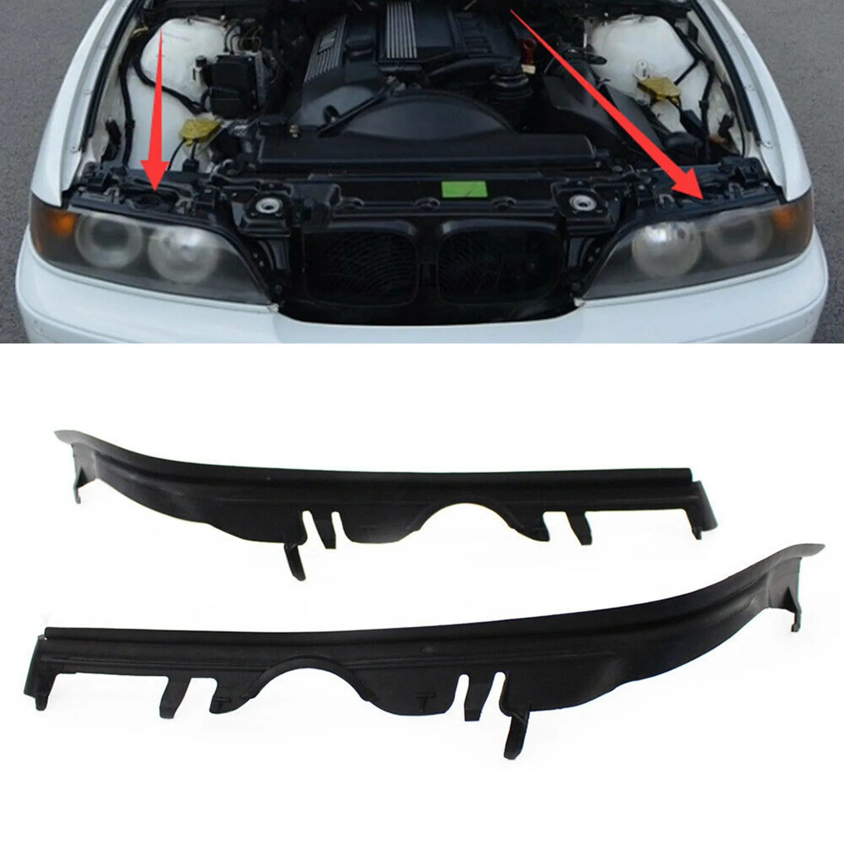 

Уплотнительная прокладка для фар-BMW E39 5 Series 99-03 63126908405 63126908406 левая и правая крышка для автомобильной фары