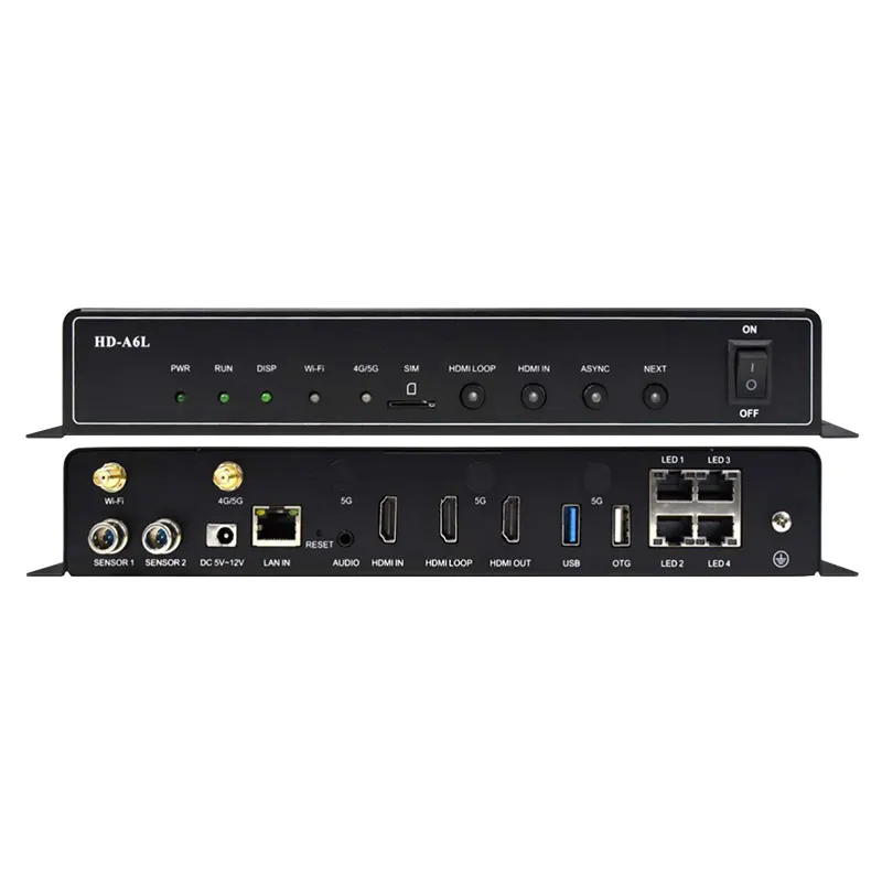 Huidu A6L синхронный и асинхронный светодиодный дисплей контроллер мультимедийного