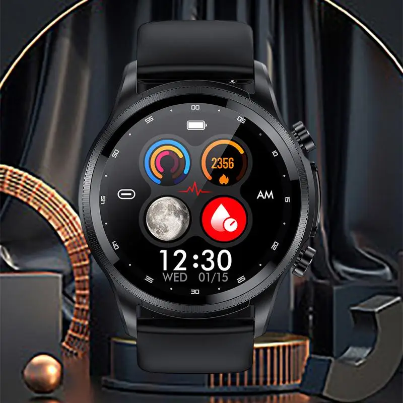 Умные часы E400 с максимальным мониторингом здоровья: неинвазивная электрокардиограмма, глюкоза в крови, пульсометр, монитор артериального давления