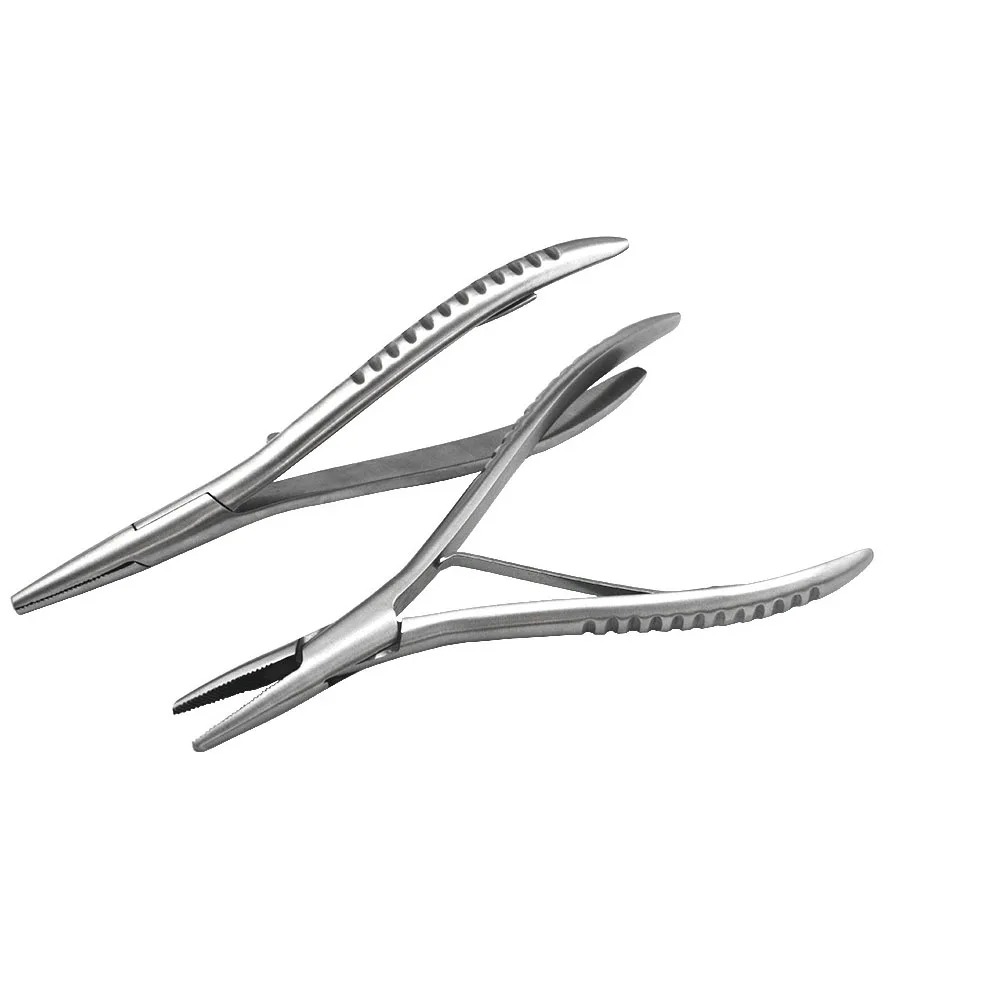 Flat Shape Stainless Steel Hair Extension Pliers Multi-Functi Hair Extension Tools Pliers For Hair Extension-Hair