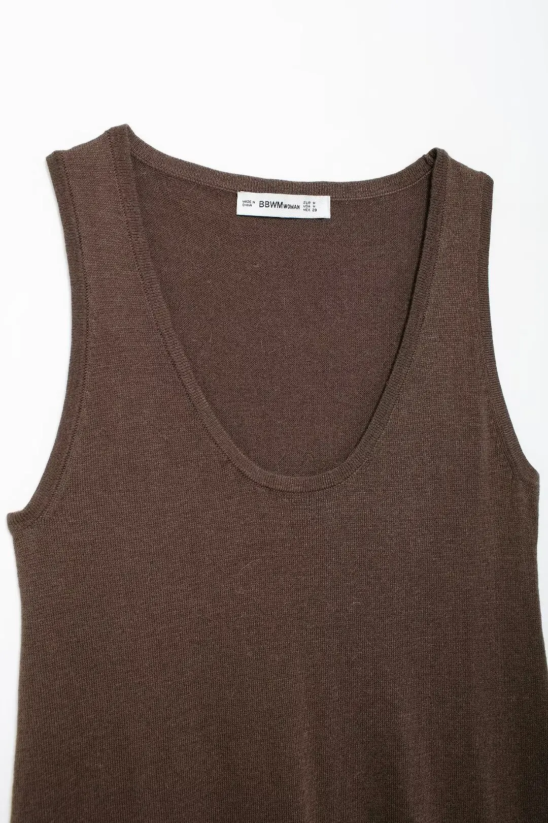 Женский костюм из 2 предметов TRAFZA элегантный коричневый трикотажный топ с