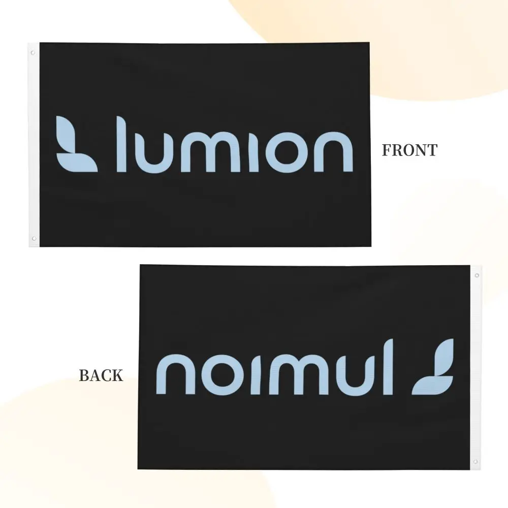 НОВЫЙ двухсторонний баннер Lumion флаг Бриз садовый декоративный для вечеринки 3x5