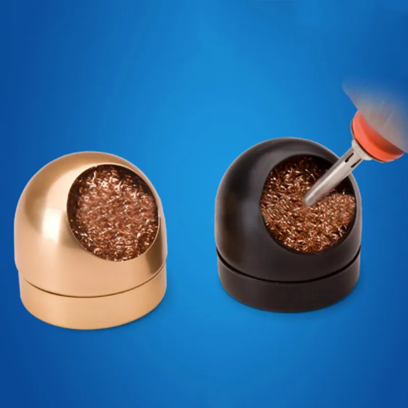 

New Cleaning Ball Desoldering Soldering Iron Mesh Filter Cleaning Nozzle Tip Copper Wire Cleaner Ball Metal Clean Ball