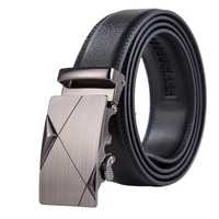 brand design mens belt high quality genuine leather alloy automatic buckle jeans pants belt for men business casual strap