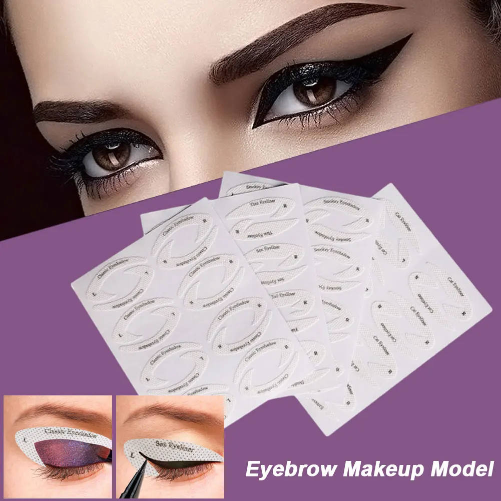 

DIY Eyeliner accessories reusable Eyeliner template template card cosmetic tool
