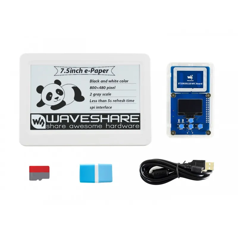 Комплект для оценки пассивной фотобумаги 7 5 дюйма с питанием от E-Paper без