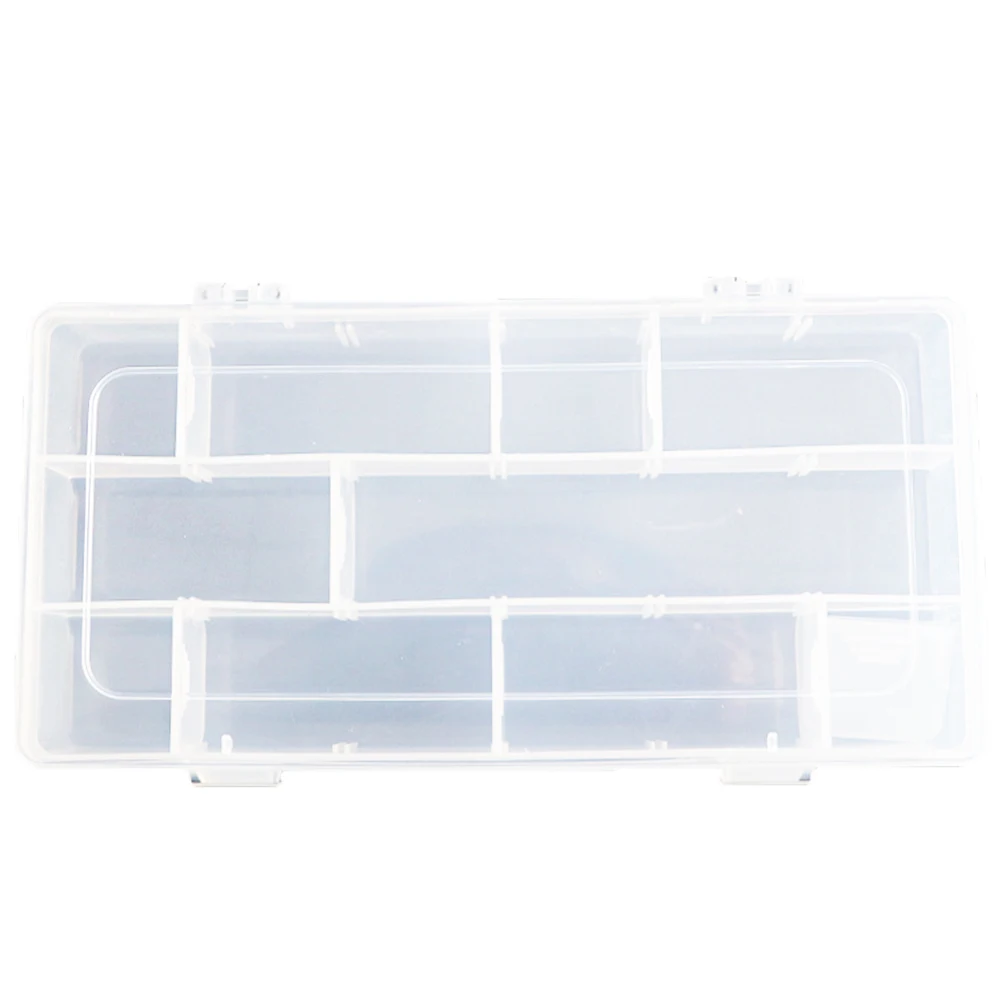 

Organize Your Fishing Bait and Accessories with Ease Adjustable Plastic Tackle Box Portable and Practical Design