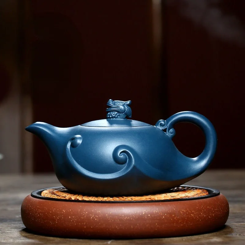 

Китайский чайный инфузер емкостью 430cc, Фиолетовый Глиняный Чайник из исинской глины, чайная посуда, кухня, столовый бар, домашний сад