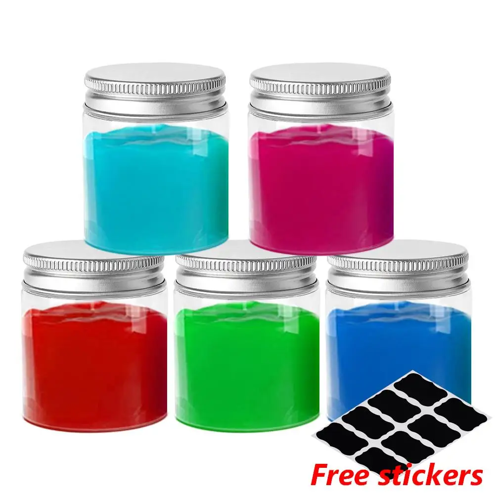 

20 шт., пластиковые прозрачные контейнеры для хранения, 30/50/60/80/100/120/150 мл