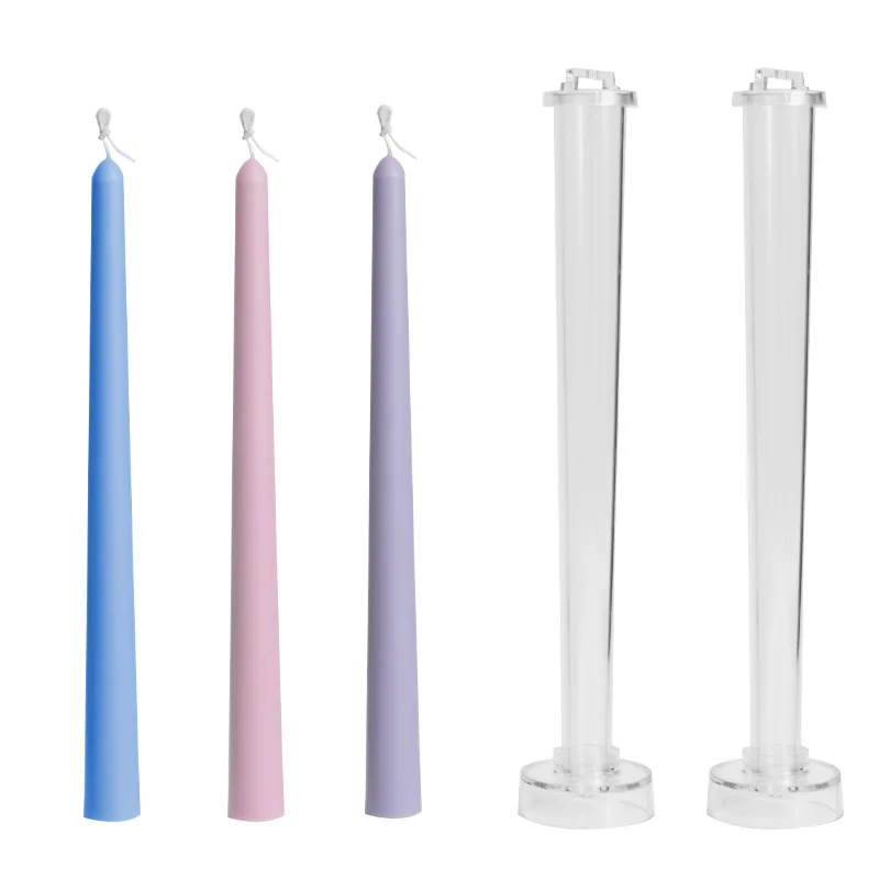 

New Church Candle Mold 3D Stereo Long Brush Holder Candle Mold Candlelight Dinner Candle Candle Mould DIY Candle Mold molds