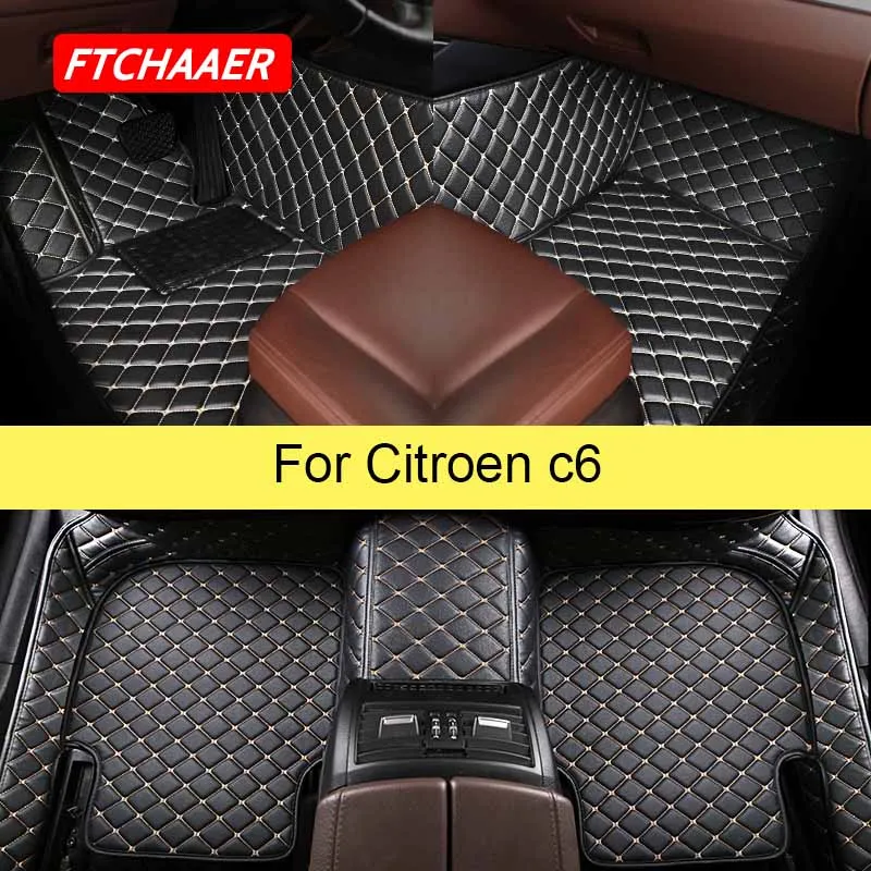 

Автомобильные напольные коврики FTCHAAER для Citroen C6 Foot Coche, аксессуары, коврики
