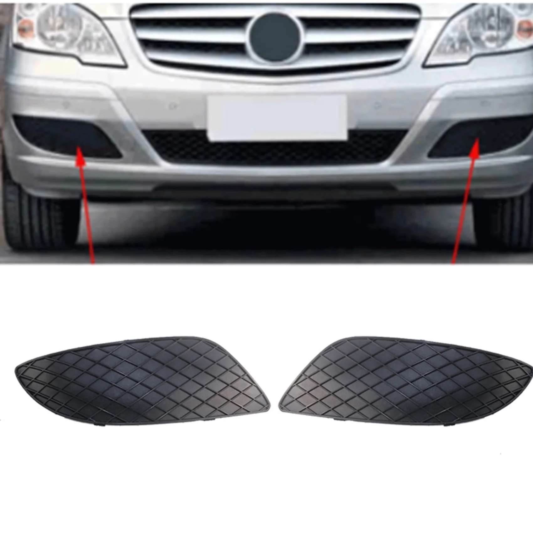

Front Grille Daytime Running Light Cover 6368850074 6368850174 for Mercedes Benz Vito W636 Viano W639 Fog Light Grill