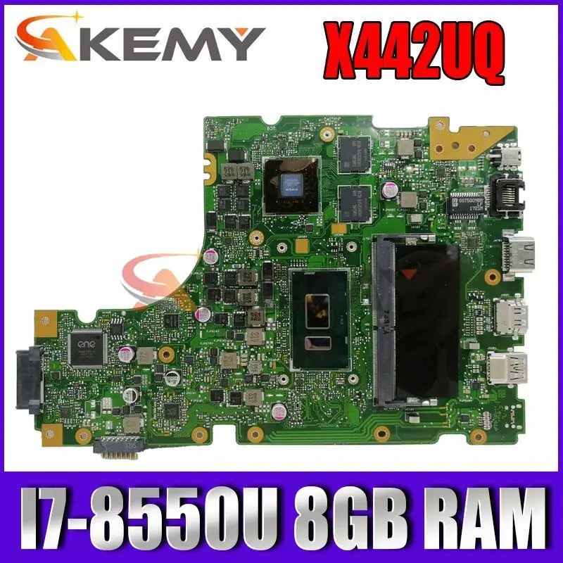 

Материнская плата X442UQ для ноутбука ASUS X442U F442U A442U A480U R419U X442UN X442UQR, протестированная материнская плата нормально, стандартный процессор 8 ГБ ОЗ...