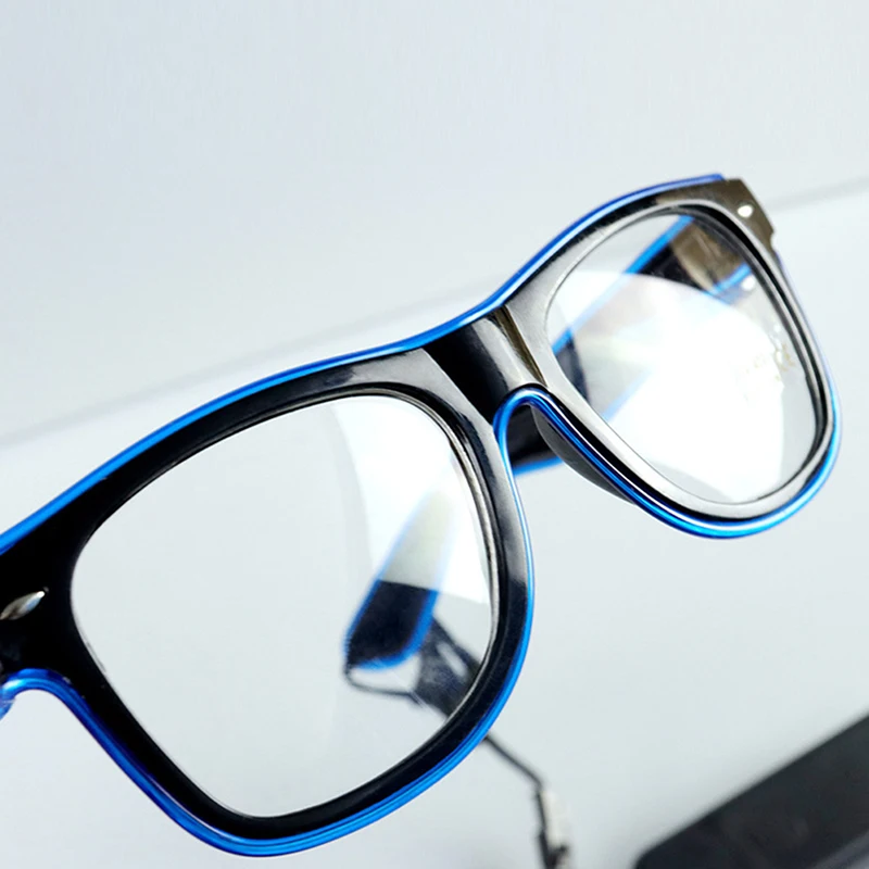 Очки светодиодные неоновые для вечеринок светящиеся солнцезащитные очки El Line с