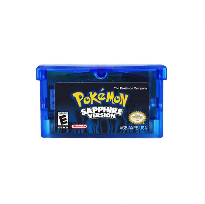 Pokemon английские карточки Classic NDSL GB GBC GBM GBA SP Game Collection кассета игровая консоль пять