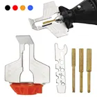 Набор цилиндрических напильников с алмазным покрытием, 44, 85, 5 мм, для бензопилы, роторная точилка, каменная пила, резьба, абразивные сверла, шлифовальные инструменты