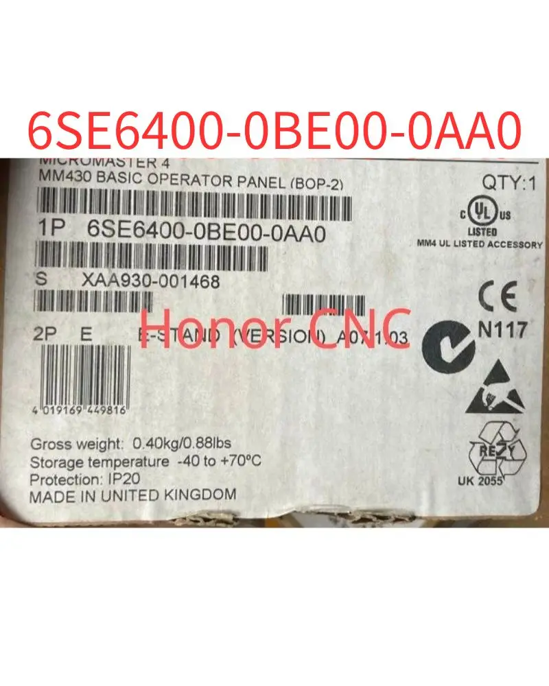 

Панель оператора 6SE6400-0BE00-0AA0 6SE6400 0BE00 0AA0