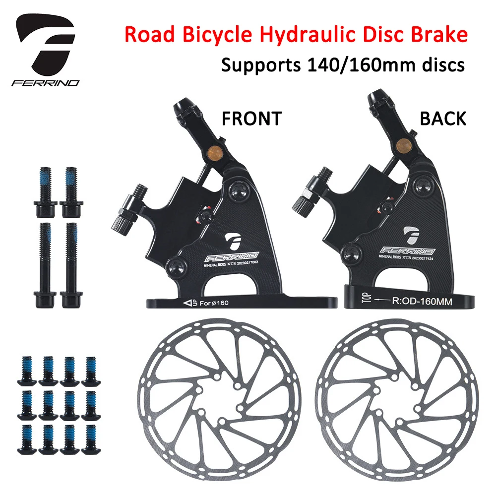 Дисковый тормоз FERRINO из алюминиево-магниевого сплава 140/160 мм