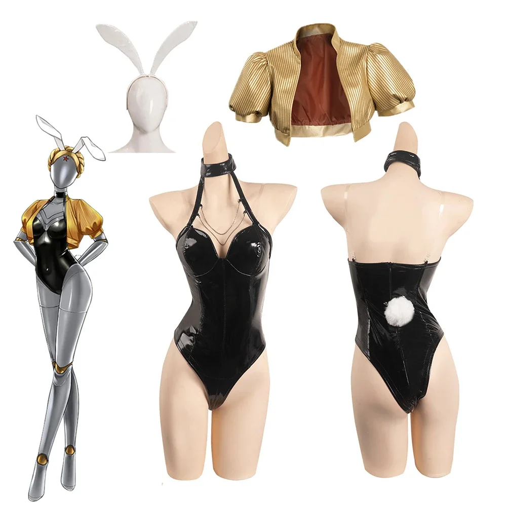 

Game Atomic Heart Robot Twins Cosplay Anime Costume Sexy Bunny Girl Fantasia Women Halloween Carnival Party Disguise Suit