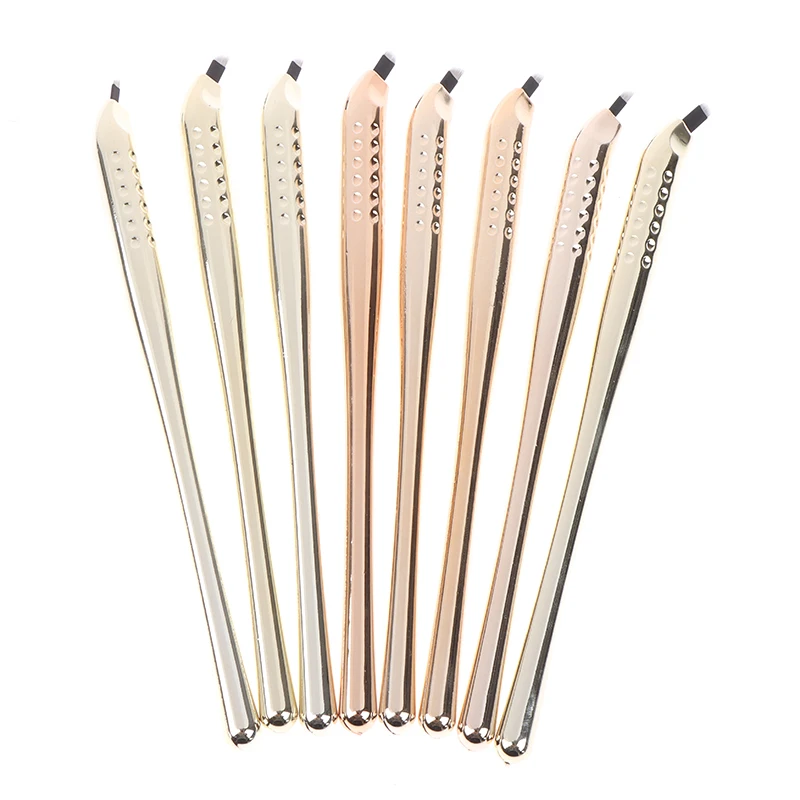 

0.25mm 18U Pins Needles Embroidery Blades Professional Permanent Makeup Black Disposable Microblading Pens Mini Manual Tools
