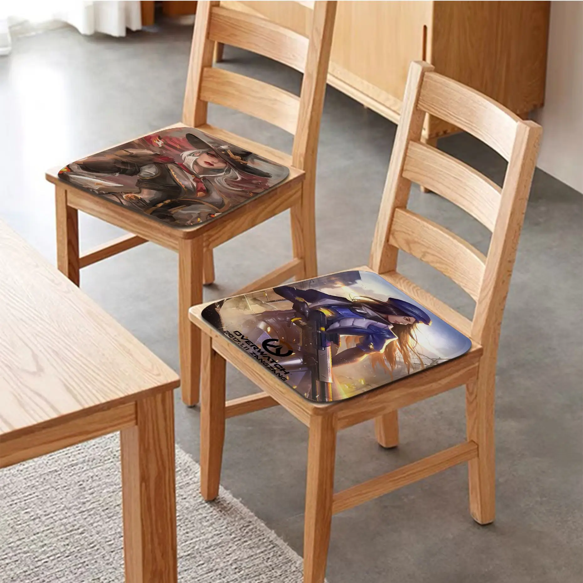 

Overwatch Square Meditation Cushion Stool Pad Dining Chair Tatami Seat Cushion Anti-Slip Sofa Decor Tatami