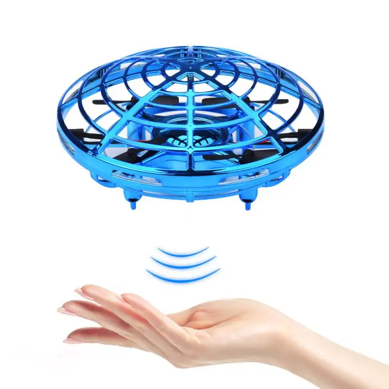 

Mini Helicopter UFO RC Drone Infraed Hand Sensing Aircraft Flayaball Small Drone Toys For Children Electronic Quadcopter Model