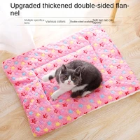 new pet supplies thickened flannel dog mat net red star blanket dog mat pet dog accessories