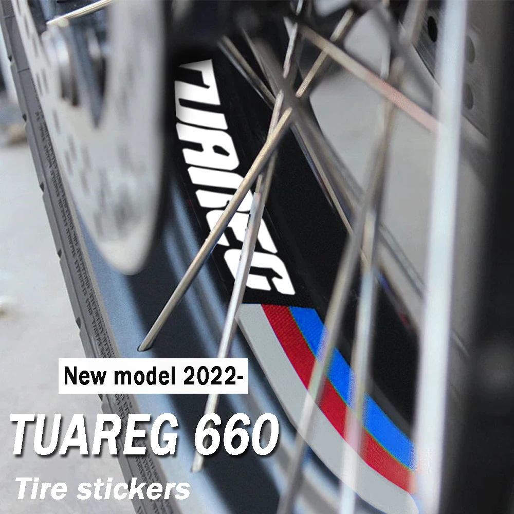 

NEW Motorcycle reflective waterproof tire sticker rim decoration decal For Aprilia Tuareg 660 tuareg 660 2022