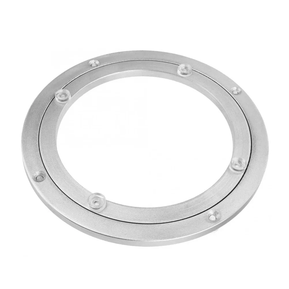 

Turntable Bearing Swivel Plate Base Table Round Dining Restaurant Rotating Cake Professional Ring Display Heavy Home Duty