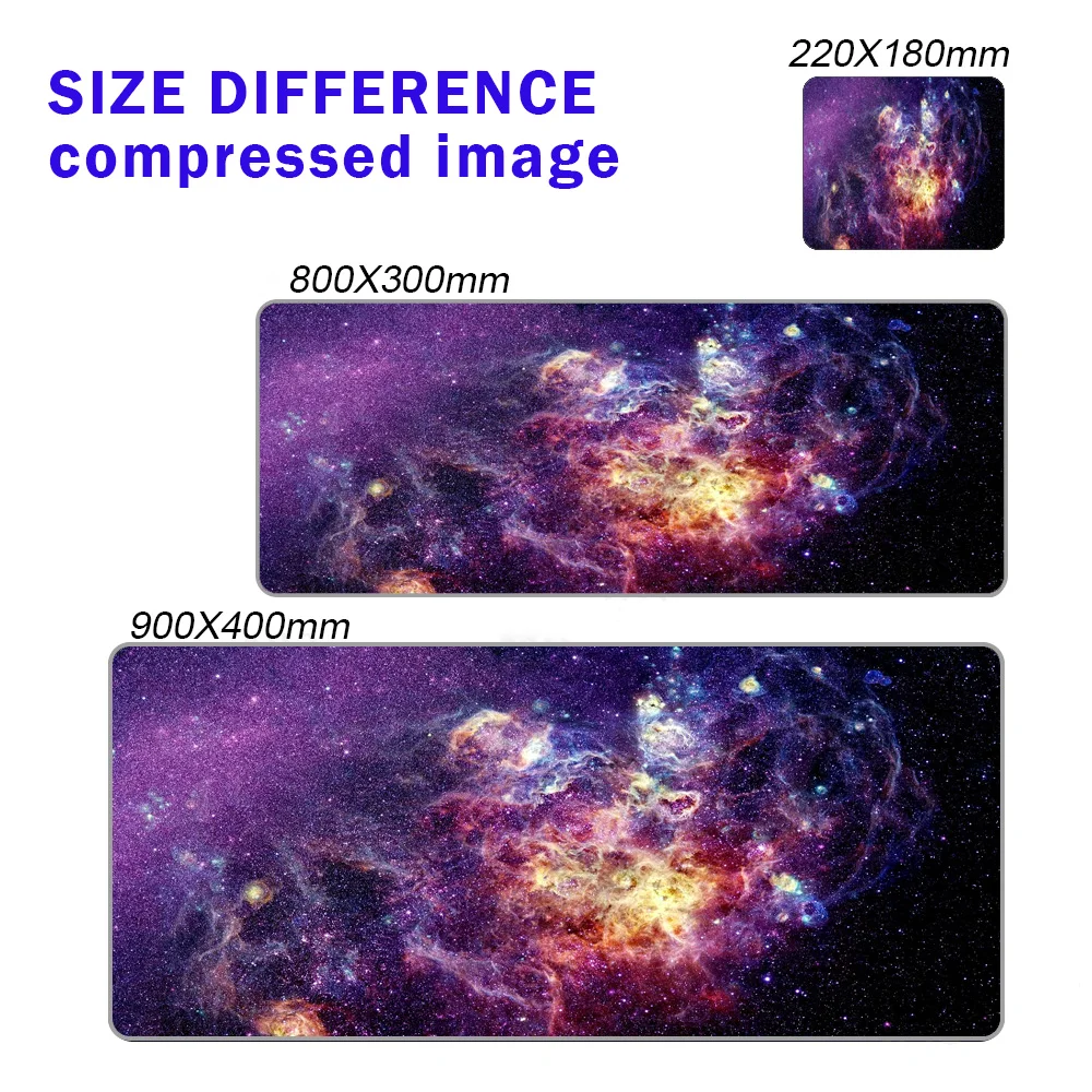 Universe Purple Mousepad Starfield Large Rugs Galaxy Mouse Ped Gamer Milky Way Mause Pad Space Office Accessories Desk Mat 120cm