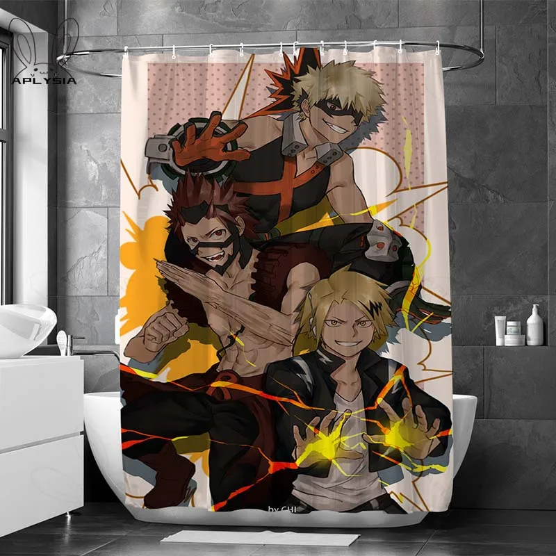 Japanese Youth Campus Animation Character Action Shower Curt