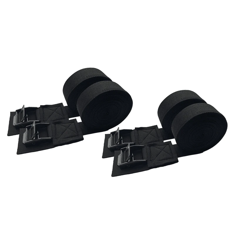 

4PCS Tie Down Strap Padded Cam Lock Buckle For Surfboard Canoe Quick Release Kayak Surfboard Surf Rack