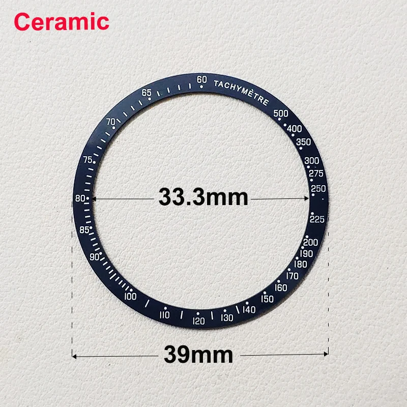 Men Watches Ceramic Bezel Inserts Ring Without Luminous 39mm 41.5mm 42.9mm Watch Case Parts Replacement Accessories Repair Tools