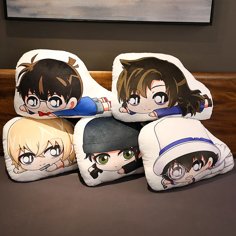 Фото Диванные подушки с мультяшным Аниме Детектив Конан подушки Конан Edogawa Kaitou Kiddo Kawaii манга периферийные куклы игрушка №4