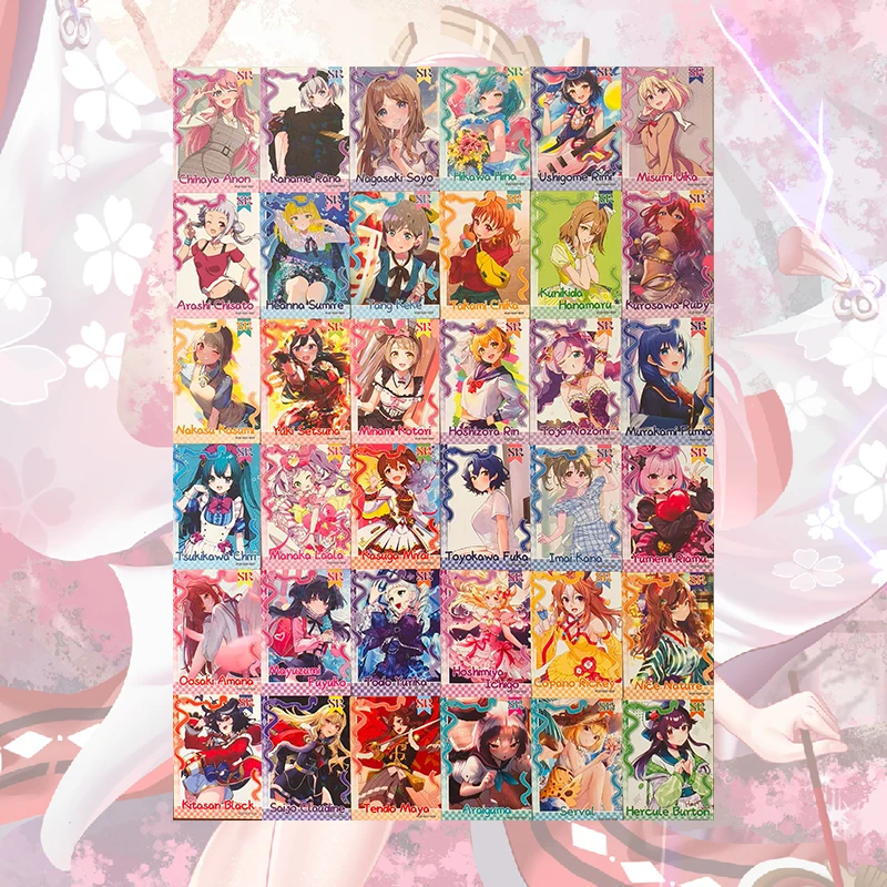 Фото Коллекционные карты Anime Goddess Story 2M01 SR SSR MR HR UR UTR AR: Рем, Рам, Сакураджима Май, Альбедо, Гасай Юно, Гоку Рури №2