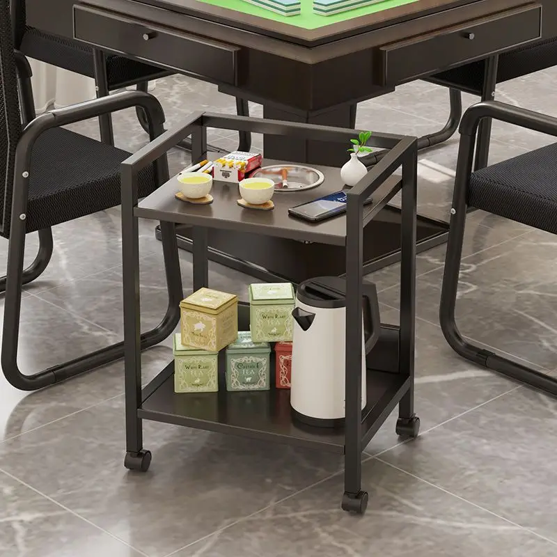 

Simple tea rack Chess and card room Tea table corner Tea house Mahjong machine special tea rack
