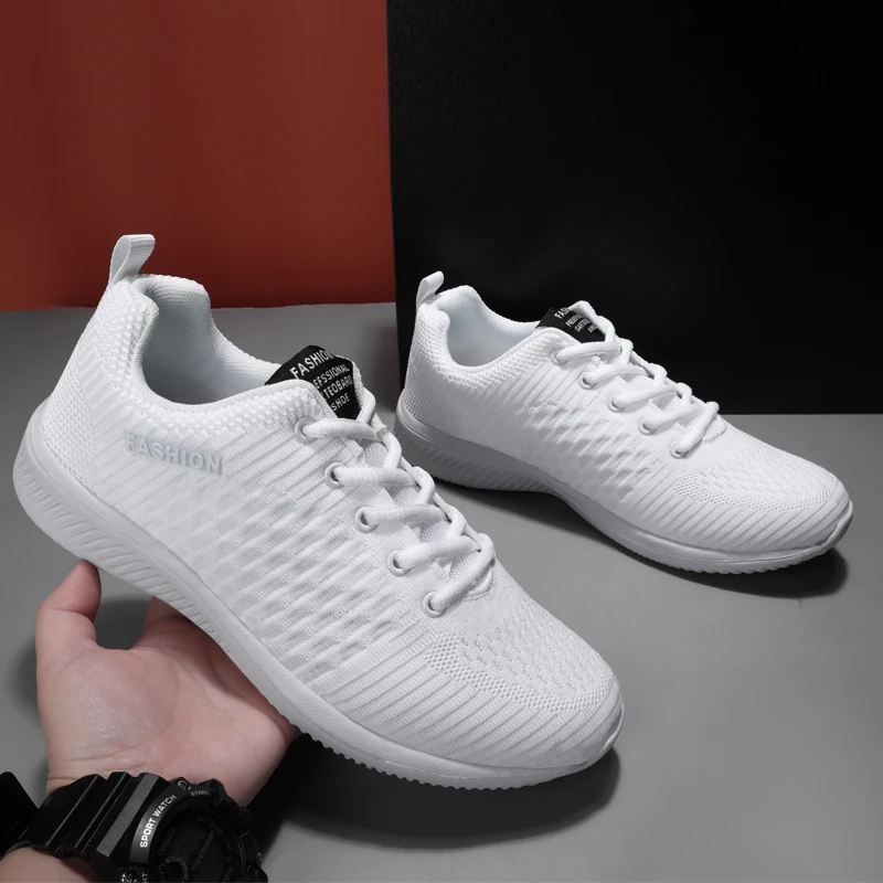 New Mens Lightweight Running Shoes Indoor Outdoor Sport Sneakers Athletic White Shoes Work Out