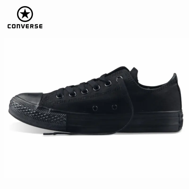 Original Converse all star men's and women's sneakers for men women  canvas shoes  black low classic Skateboarding Shoes