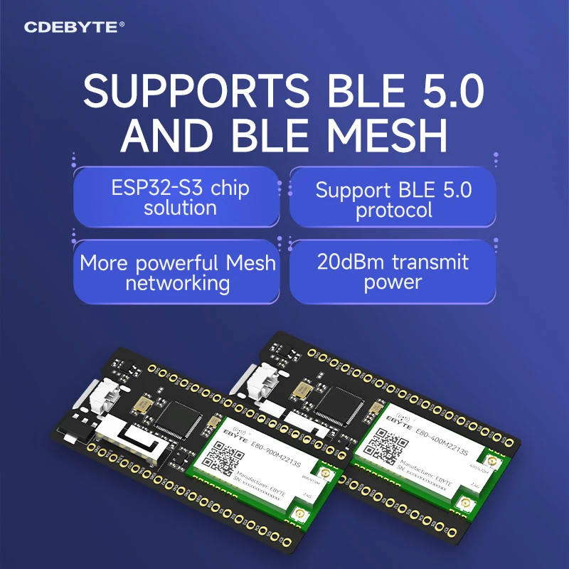 Фото Одноканальный концентратор, макетная плата с открытым исходным кодом ESP32-S3 LR1121, двухдиапазонный, 2,4G, 400 м/900 м, LoRaWAN CDEBYTE, серия EoRa-HUB OLED №5