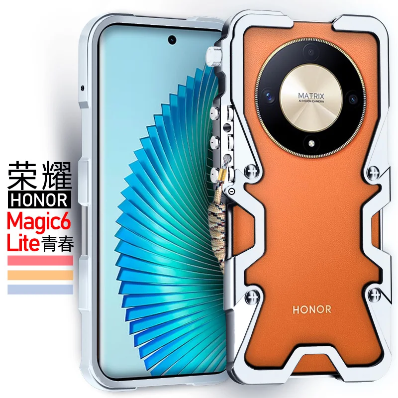 Роскошные армированные металлические алюминиевые чехлы для телефонов бампер Honor