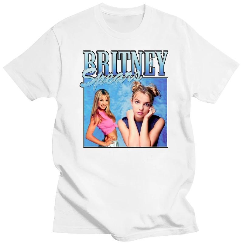 

Man Clothing Britney Spears Beautiful Photo Men's Black T-shirt Hipster Cotton Casual Tshirt Men Harajuku Short Sleeve Tops Tee