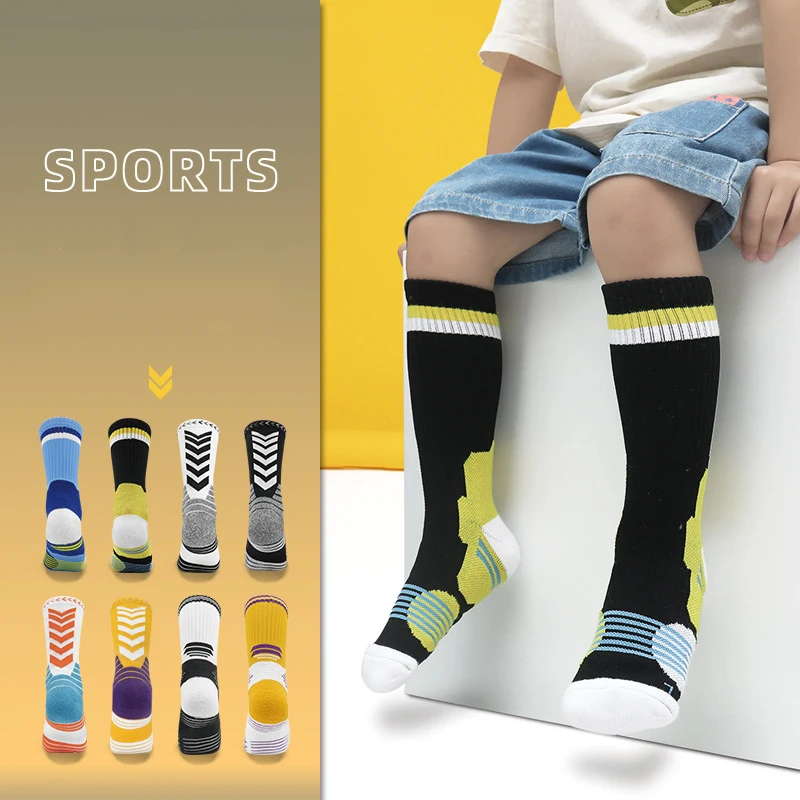 Boy Sock Sports Breathable Kid Girl Compression Running Riding Cycling Student Soccer Child Basketball Biking