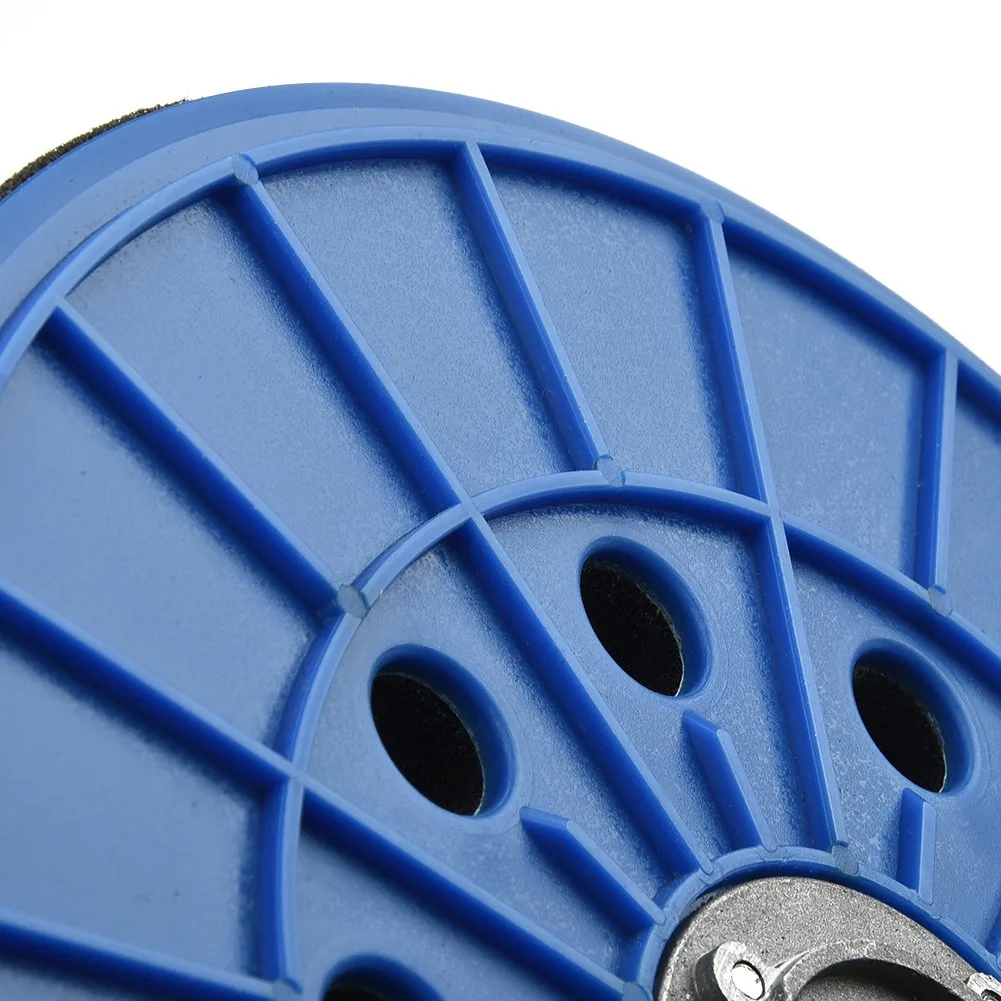 9 Inch 210mm 10 Holes Drywall Sander Backing Pad Hook And Loop With 14mm Thread Grinder Accessories Blue Abrasive Tool