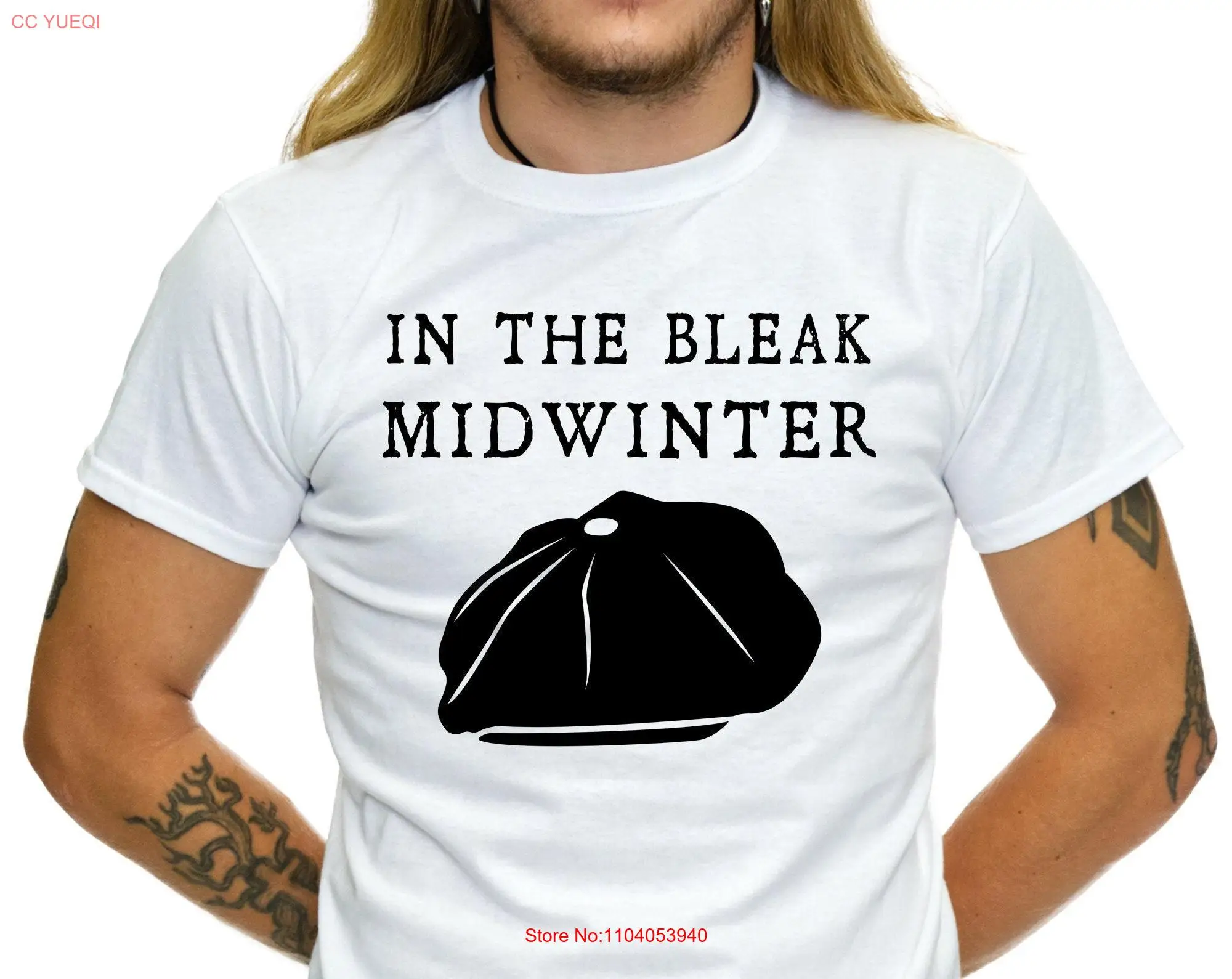 Зимняя британская гангстерская футболка In The Bleak Mobster 702T TS164 с длинными или